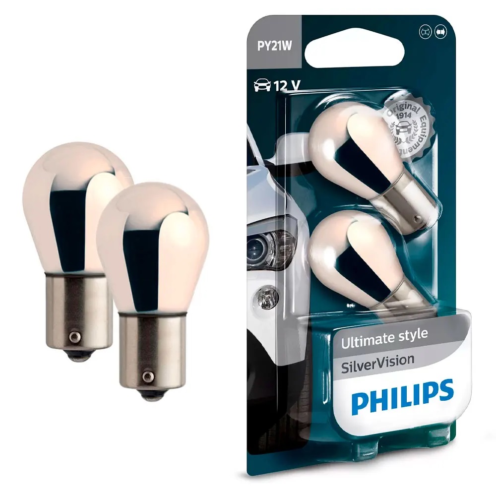 PY21W SILVER VISION - PHILIPS 12496SVB2