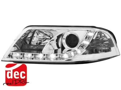 Headlights VW Passat 3BG 00-04 Devil Eyes Dlite Chrome