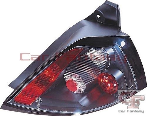 Taillights Renault Megane 03-.. 5 door Clear Black