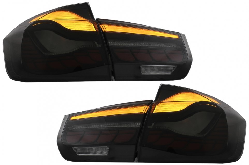 Taillights BMW F30 F35 F80 2011-2019 LCI Design OLED Smoke