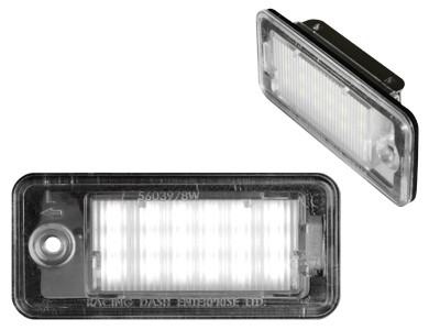 LED Licenceplate lightning A3 / S3 04-09, A3 Cabrio 08-09, A4 / S4