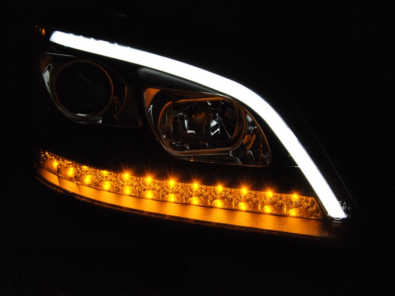 Headlights Mercedes M-klasse W164 05-08 Tube black