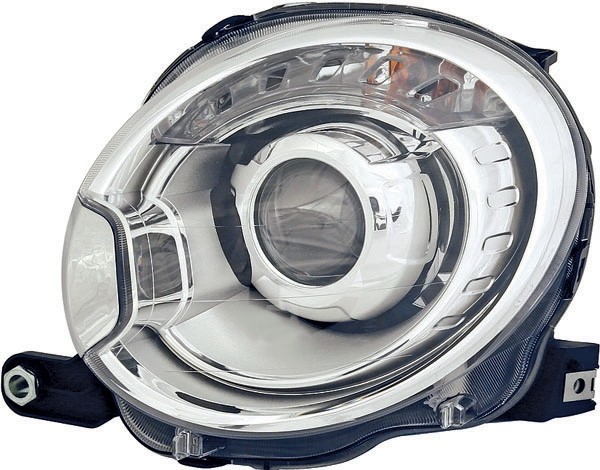 Headlight 500 07->> clear/chome