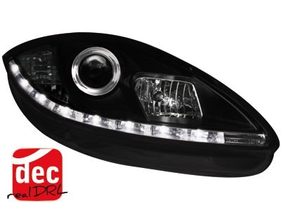 Headlights Seat Leon / Altea / Toledo 05-09 Devil Eyes Dlite Bla