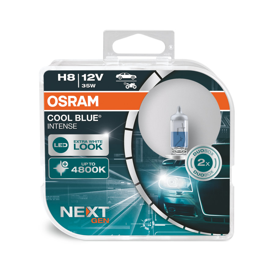 Osram Cool Blue Intense H8 12V 35W 2pcs/box Xenon Look