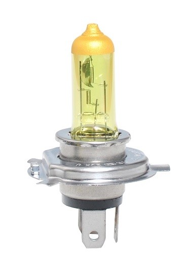 Geel Powertec Retro Yellow H4 12V DUO 3200K lampen