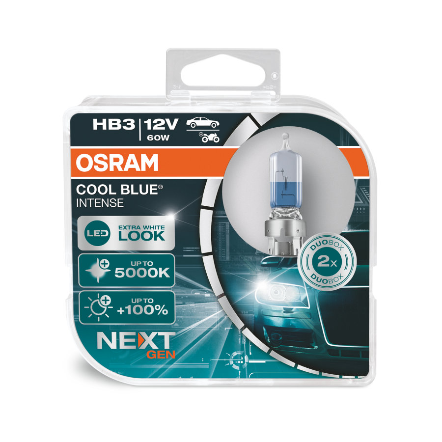 Osram Cool Blue Intense HB3 12V 60W 2pcs/box Xenon Look