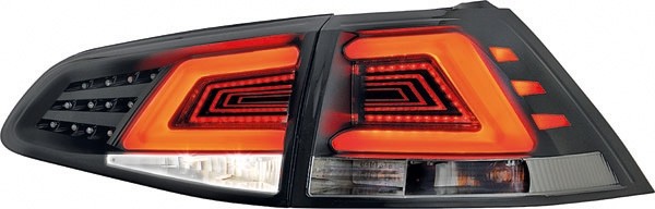 Taillights VW Golf VII 12- black/Smoke Led