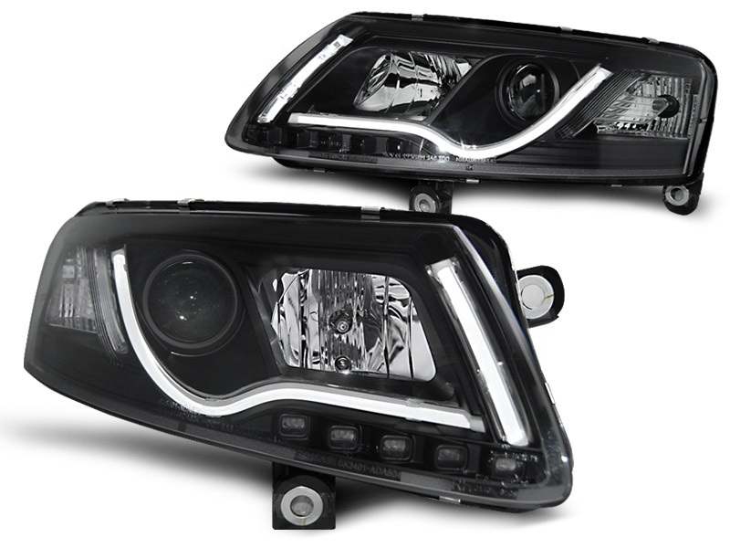 XENON Headlights Audi A6 4F 04-08 clear/black