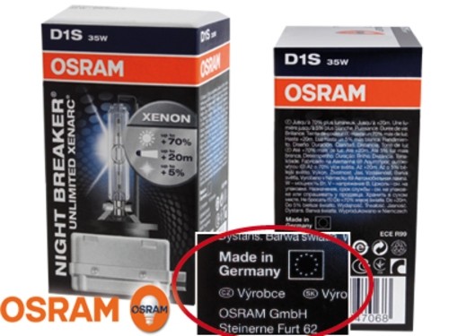 D1S XENARC NIGHT BREAKER UNLIMITED 66140XNB Osram Lamp