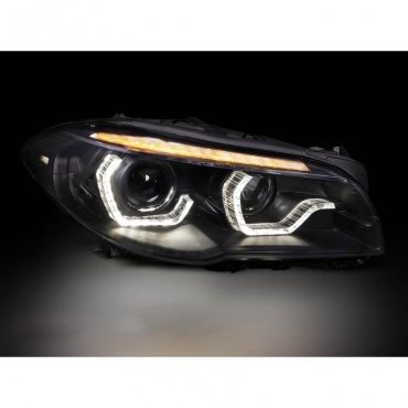 Headlights BMW 5-Serie F10 F11 10-13 Dynamic 3D LED  Xenon Black