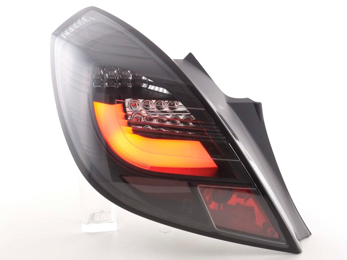 Taillights Opel Corsa D Lightbar LED black 06-10