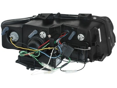 Headlights Audi A4 8E Devil Eyes Dayline Black