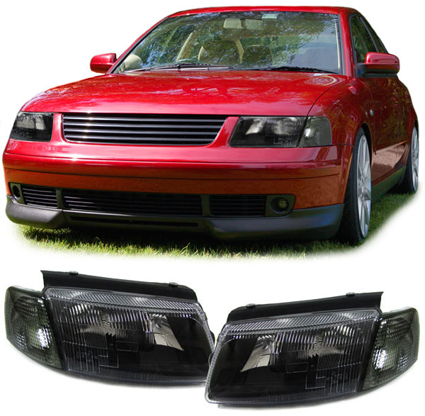 Headlights VW Passat 3B 97-00 Black