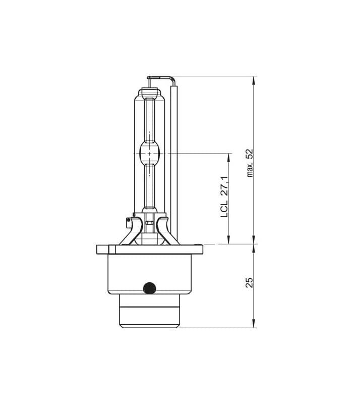 D2S Original XENARC 66240 Osram Lamp