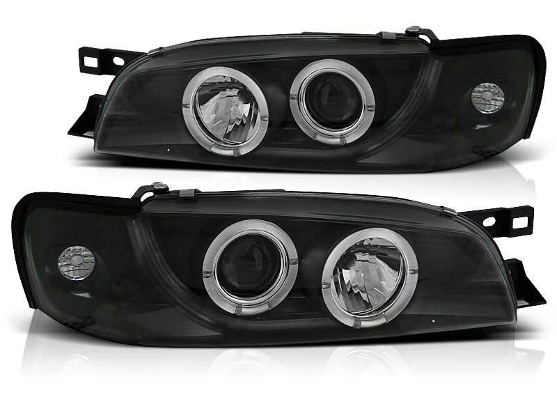 Headlights Subaru Impreza black 93-00