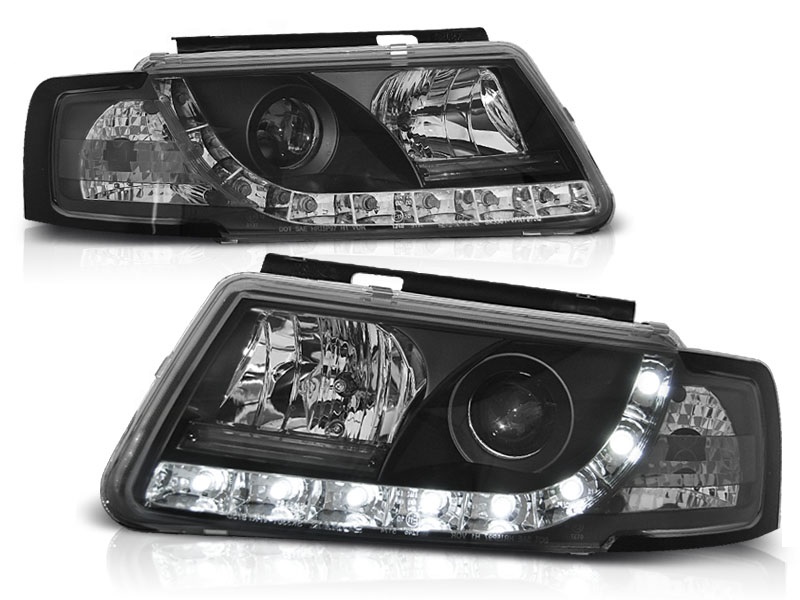 Headlights VW Passat 3B Devil Eyes Dayline Black