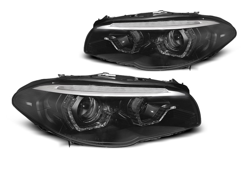 Headlights BMW 5-Serie F10 F11 10-13 Dynamic 3D LED  Xenon Black