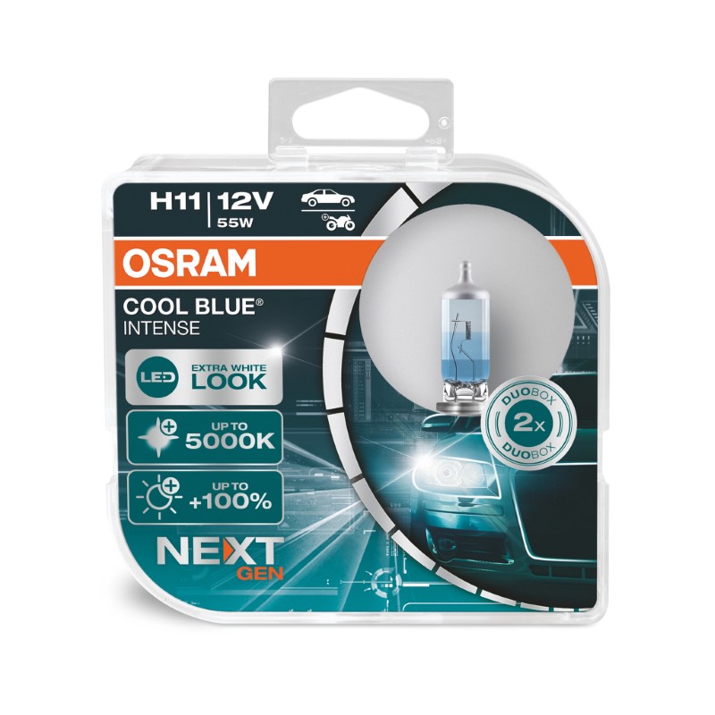 Osram Cool Blue Intense H11 12V 55W 2pcs/box Xenon Look