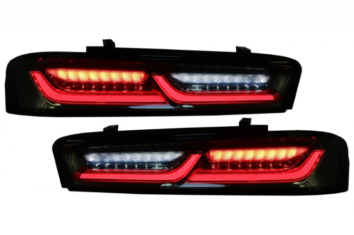 Tail Lights Chevrolet Camaro SS (2015-2017) LED Dynamic Turning Lights Smoke