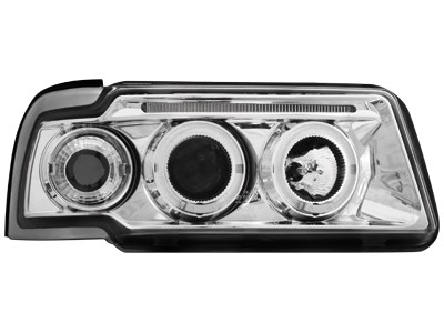 Audi 80 Headlights Whiteh Angel Eyes Rings