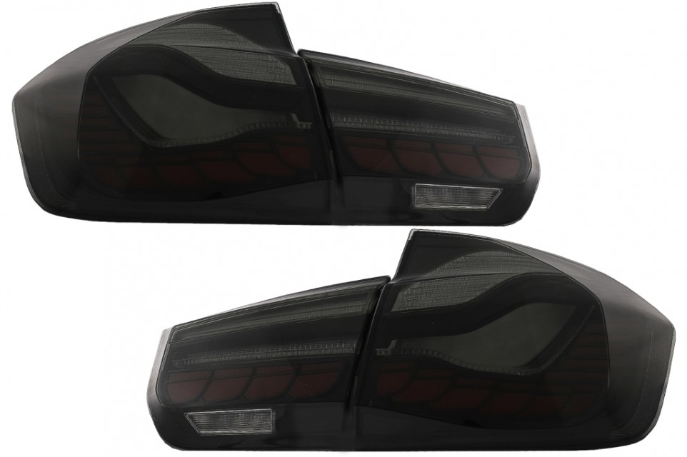 Taillights BMW F30 F35 F80 2011-2019 LCI Design OLED Smoke