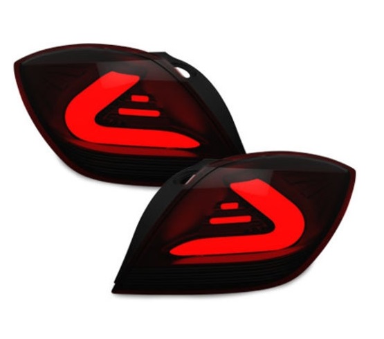 Taillights led Opel Atra H GTC 05-10 black/Smoke