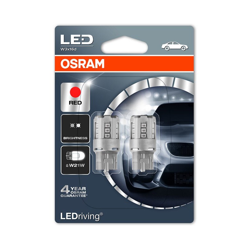 W21W T20 Osram LEDriving STANDARD 7705R-02B 3W Amber