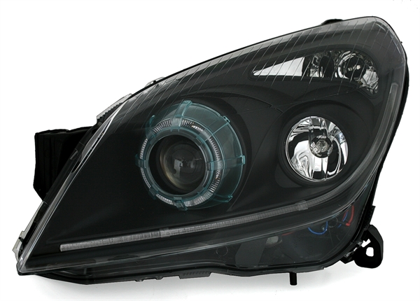 Headlights Opel Astra H Tube Eye black