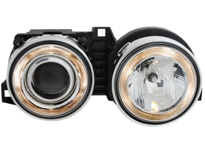 Headlights BMW E30 83-91 Angel Eyes