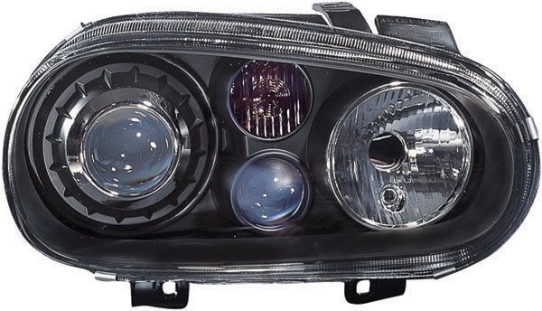 Headlights VW Golf IV R32-look Black