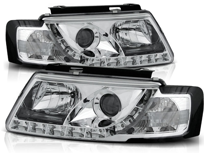 Headlights VW Passat 3B 96-00 Devil Eyes Dlite Chrome