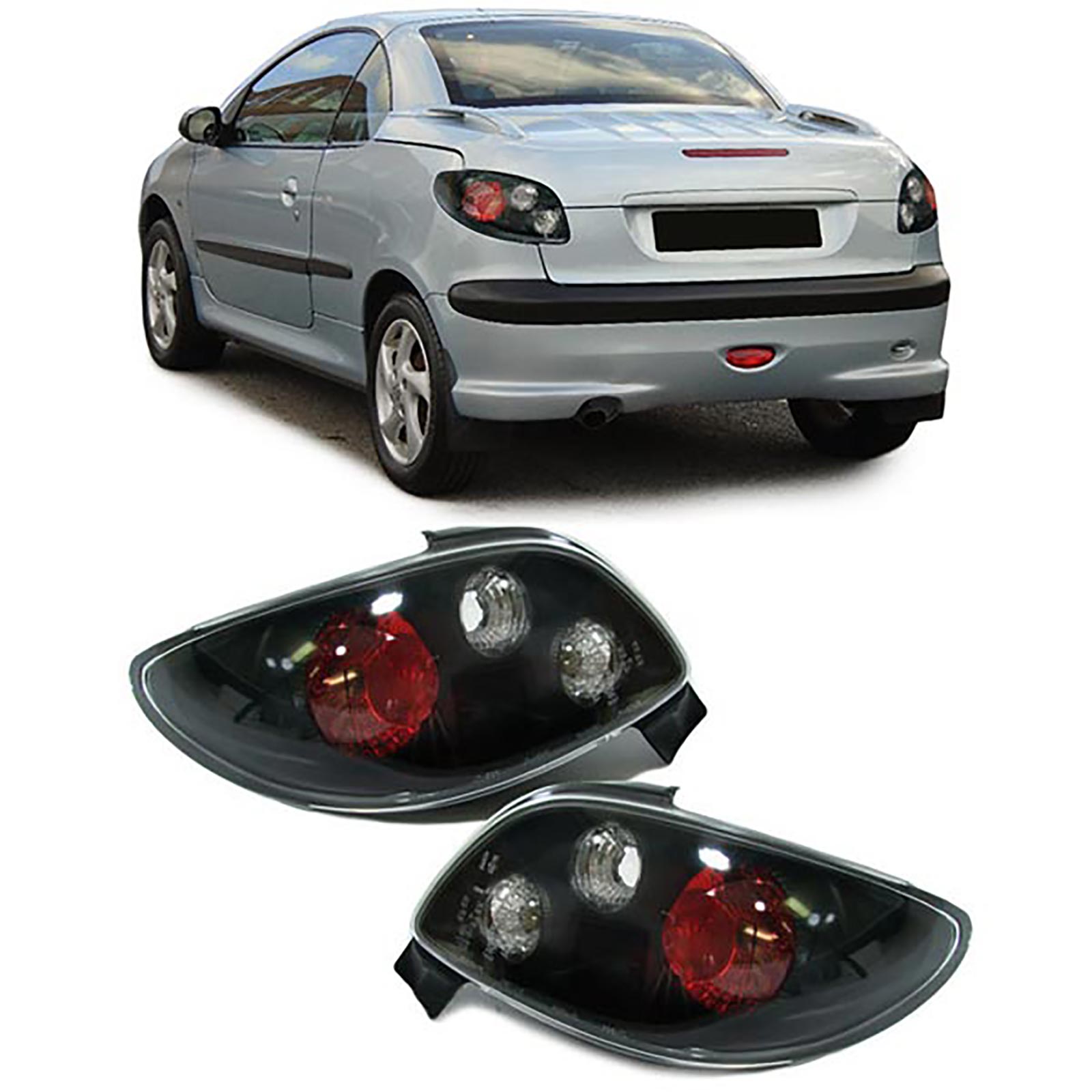 Taillights Peugeot 206 cc Lexus look