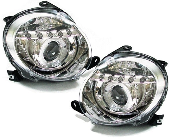  Headlights Fiat 500