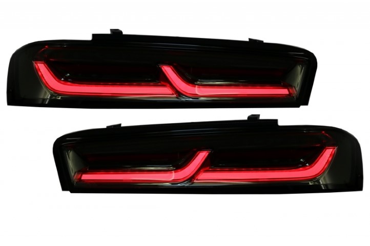 Tail Lights Chevrolet Camaro SS (2015-2017) LED Dynamic Turning Lights Smoke