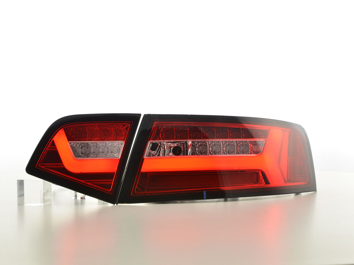 Taillights Audi A6 4F 08-11 Sedan Tube Dynamic Red