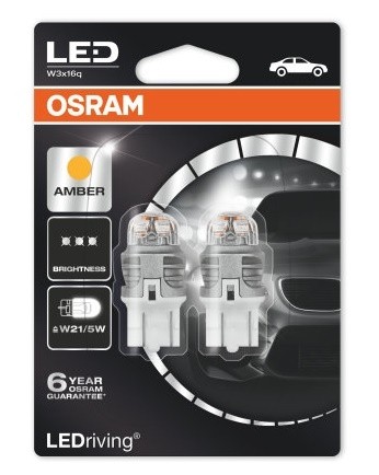 Osram Lamp LED T20 W21W/5W Fitting Oranje Ledriving