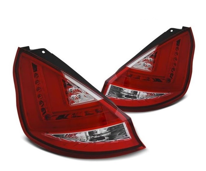 Taillights Ford Fiesta LED Smoke -13