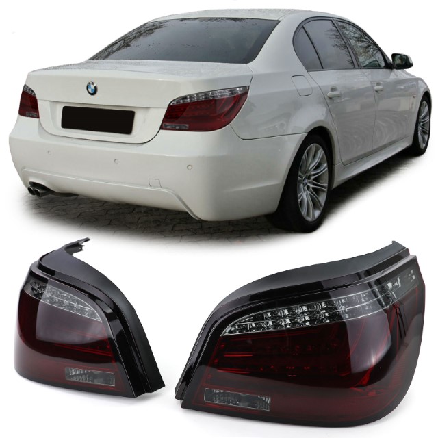 Taillights LED BMW 5-Serie E60 red/smoke 2007-2010