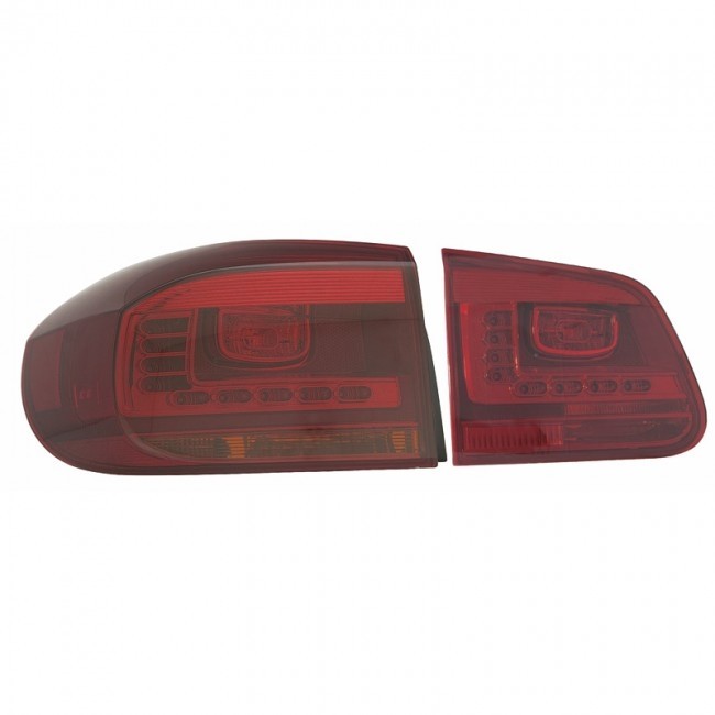 Taillights R-Look LED Volkswagen Tiguan 2011-2016 red/Smoke