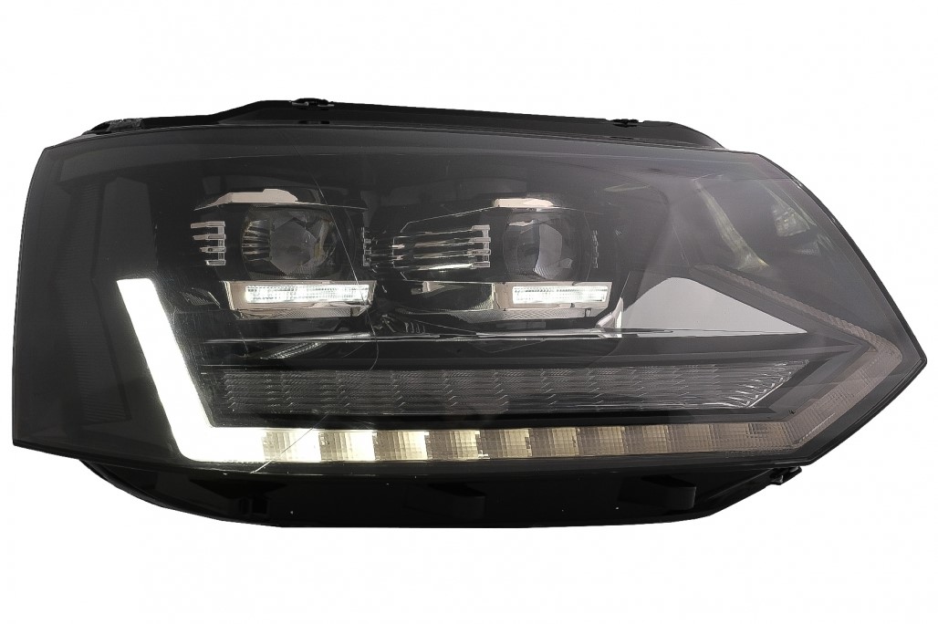 Headlights VW T5 09-.. Devil Eyes Dlite LED black