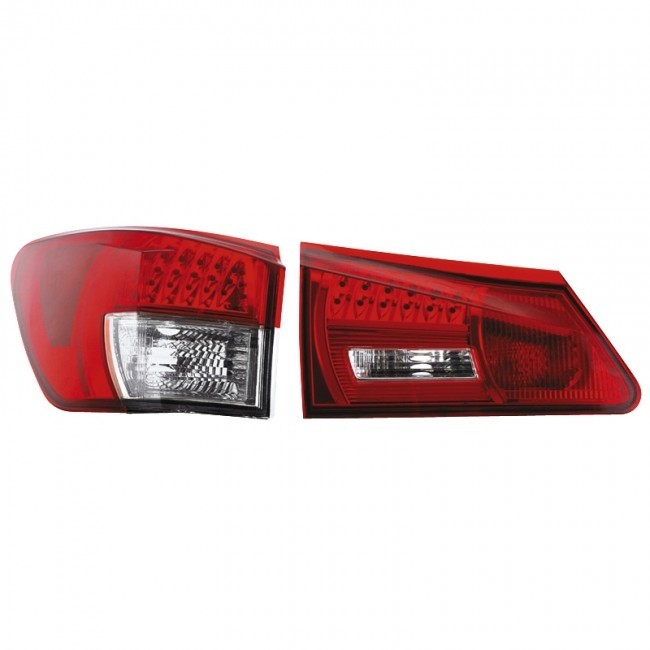 Taillights Lexus IS250 11/05- LED red /clear