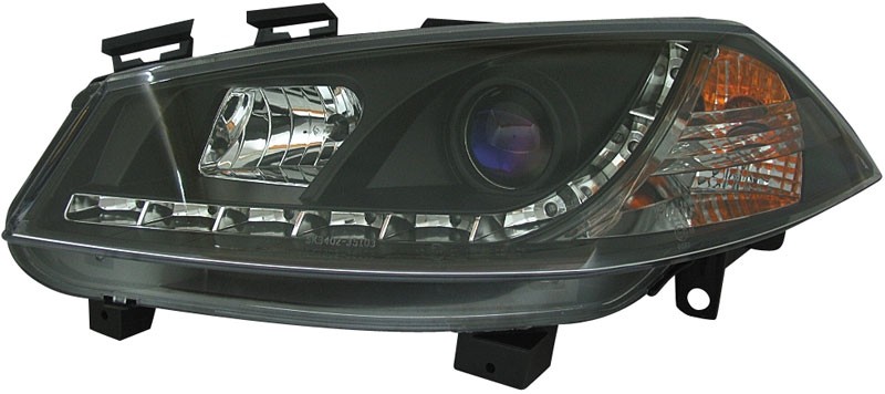 Headlights Renault Megane 03-.. LED Devil Eyes Dayline black