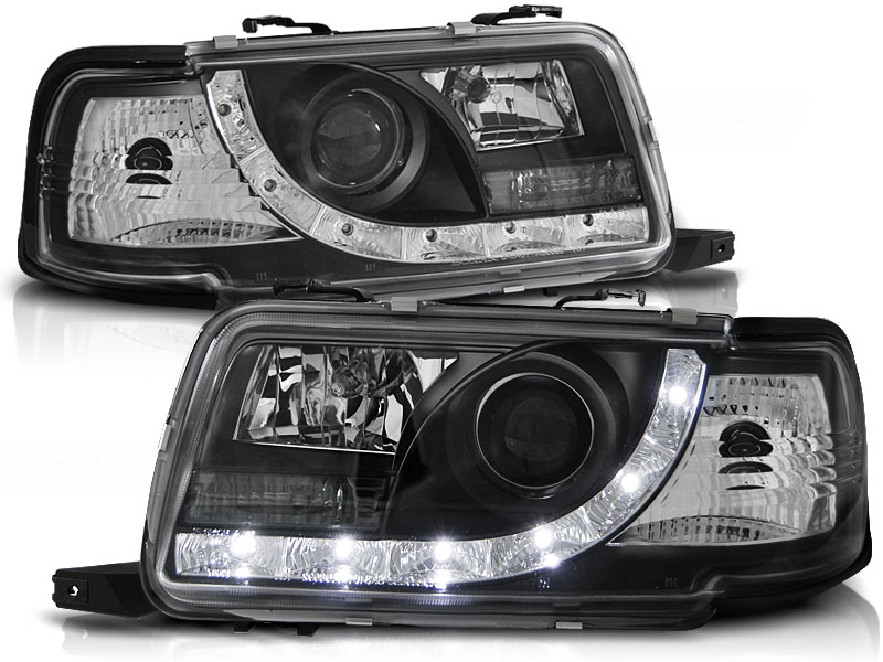 Headlights Audi 80 Devil Eyes Dayline Black