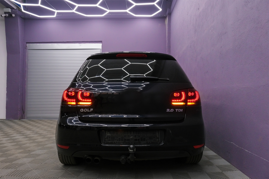 Taillights led VW Golf VI 10/08- R-look Dynamic red/Smoke