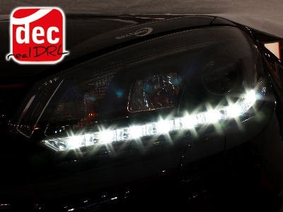 Headlights VW Golf VI Devil Eyes Dayline