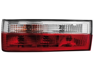 Taillights BMW E30 83-87 Clear Red/White