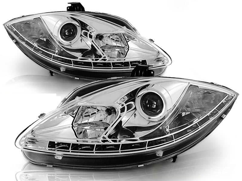 Headlights Seat Leon/ Altea / Altea XL 09- Devil Eyes Dlite LED