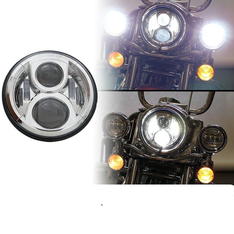 Headlights VW Golf I / II / Kafer / Jeep Wrangler / Defender Full LED