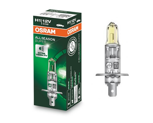 Osram All Season Super Geel H1 55W 12V